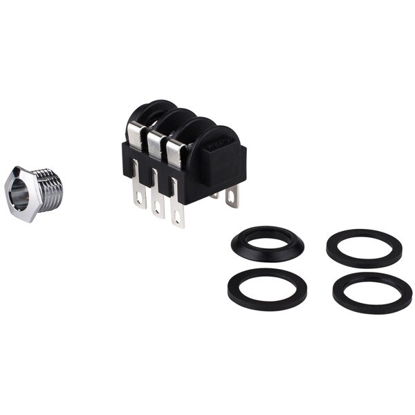 Main product image for Neutrik NMJ6HC-S 1/4" Stereo Phone Jack Switched 090-976